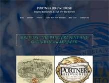Tablet Screenshot of portnerbrewhouse.com
